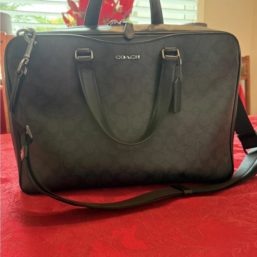 Coach Black Laptop Bag